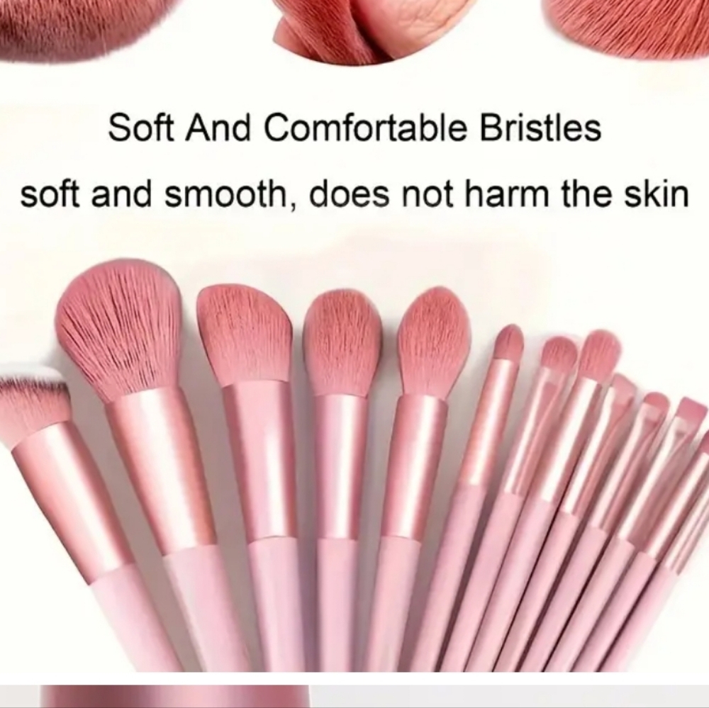 Professional MAKE Up Brush Set With Bag 13 Piece - Picture 4 of 6
